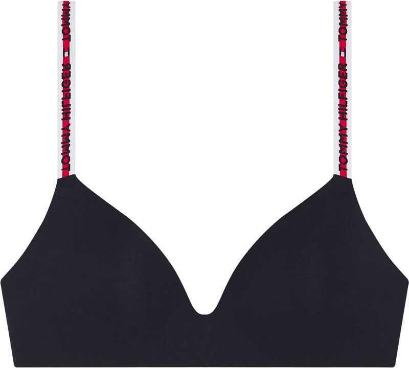 Tommy Hilfiger - Triangel BH - Zwart - Biologisch Katoen en Modal