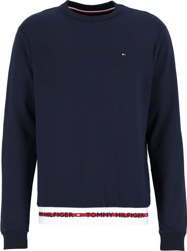 Tommy Hilfiger Nature Tech sweatshirt - heren trui O-hals - middeldik - blauw