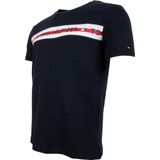 Tommy Hilfiger - UM0UM01915 - T-shirt - Marineblauw - Katoen, Korte Mouwen