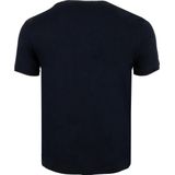 Tommy Hilfiger - UM0UM01915 - T-shirt - Marineblauw - Katoen, Korte Mouwen