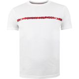 Tommy Hilfiger - T-shirt - Wit - Katoen/Lyocell - Korte Mouwen