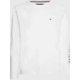 Tommy Hilfiger - Tommy Logo Long Sleeve Tee Basic - T-shirt - Wit