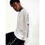 Tommy Hilfiger - Tommy Logo Long Sleeve Tee Basic - T-shirt - Wit