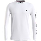 Tommy Hilfiger - Tommy Logo Long Sleeve Tee Basic - T-shirt - Wit