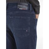 Tommy Hilfiger - Bleecker Slim Faded Jeans - Iowa Blauwzwart - 70% Katoen - 20% Gerecycled Katoen
