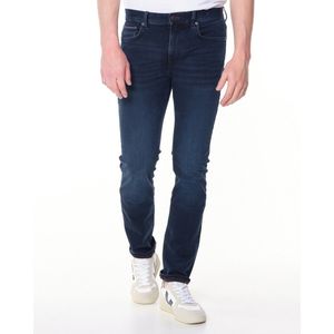 Tommy Hilfiger - Bleecker Slim Faded Jeans - Iowa Blauwzwart - 70% Katoen - 20% Gerecycled Katoen