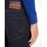 Tommy Hilfiger - Zwarte Straight Fit Jeans voor Heren - Essentiële Herenkleding - Core Denton Jeans voor Mannen UK - Klassieke Stijl Broek voor Mannen Gemaakt van Duurzame Materialen en Katoen, Blauw