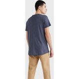 Tommy Jeans - DM0DM09586 - T-Shirt - Marineblauw - Katoen - Korte Mouwen - Casual