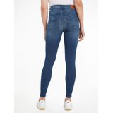 Tommy Jeans - Denim Broek - Blauw - Katoen - Skinny Fit