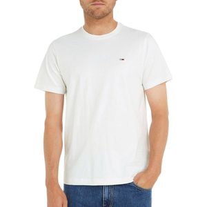 Tommy Jeans Regular Jersey T-shirt Met Korte Mouwen Wit XS Man