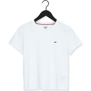 Tommy Jeans - Tjw Regular Jersey C Neck T-shirt - Wit