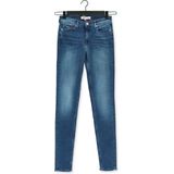 Tommy Hilfiger - Jeans - Stretch Katoen - Blauw - Met Ritssluiting