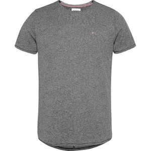 Tommy Jeans - DM0DM09586 - T-shirt - Grijs - Casual - Korte Mouwen - Biologisch Katoen
