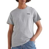 Tommy Jeans T-shirt Korte Mouw Logo Grijs