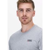 Tommy Jeans T-shirt Korte Mouw Logo Grijs