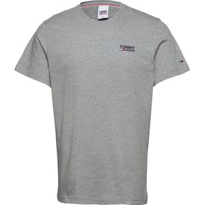 Tommy Jeans T-shirt Korte Mouw Logo Grijs