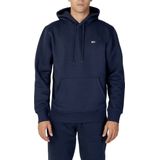 Tommy Jeans - DM0DM09593 - Fleece Hoody - Zwart - Lange Mouwen - Biologisch Katoen - Duurzaam