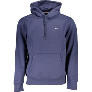 Tommy Jeans - DM0DM09593 - Fleece Hoody - Zwart - Lange Mouwen - Biologisch Katoen - Duurzaam