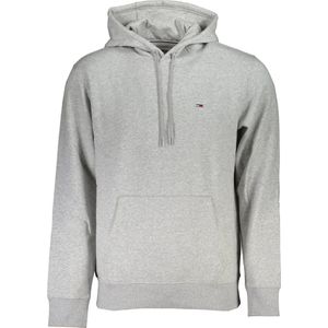 Tommy Jeans - DM0DM09593 - Fleece Hoody - Zwart - Lange Mouwen - Biologisch Katoen - Duurzaam