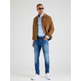 TOMMY HILFIGER - Austin Slim Leg - Jeans - Blauw - Katoen