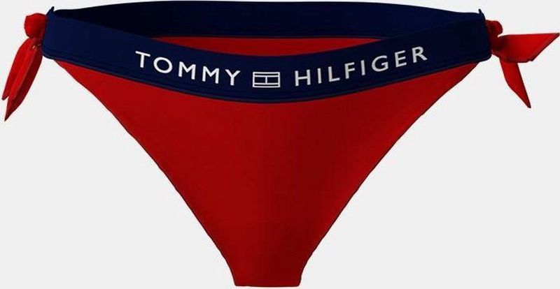 Tommy Hilfiger - Bikini-Broekje - Rood - Polyester - Cheeky Fit