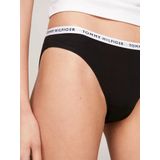 Tommy Hilfiger - Slip - Blauw - 74% Biologisch Katoen - Logo Tailleband