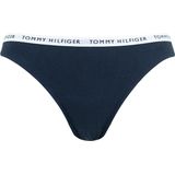 Tommy Hilfiger - Slip - Blauw - 74% Biologisch Katoen - Logo Tailleband