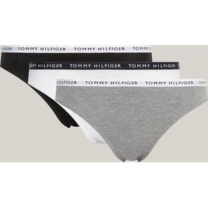 Tommy Hilfiger - Slip - Blauw - 74% Biologisch Katoen - Logo Tailleband