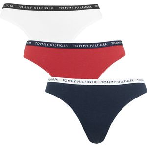 Tommy Hilfiger String Slipje - Bruin - Katoen - Comfortabel Ontwerp