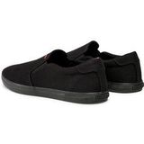 Tommy Hilfiger - Instappers - Zwart - Katoen - Casual Model