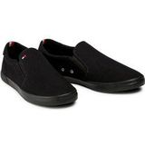 Tommy Hilfiger - Instappers - Zwart - Katoen - Casual Model