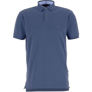 Tommy Hilfiger 1985 Regular Fit polo - blauw - Faded Indigo