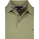 Tommy Hilfiger 1985 Slim Polo, heren poloshirt, licht olijfgroen