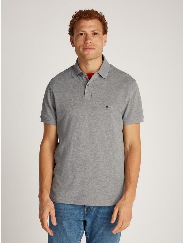 Tommy Hilfiger - 1985 REGULAR POLO - T-shirt - Grijs - 100% Katoen