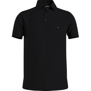 Tommy Hilfiger - 1985 Poloshirt Zwart - Slim-fit - Heren Poloshirt