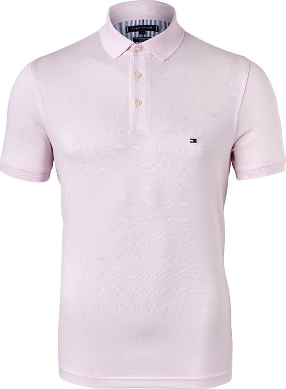 Tommy Hilfiger - 1985 Slim Polo - Lichtroze - Poloshirt