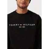 Tommy Hilfiger Sweatshirt TOMMY LOGO SWEATSHIRT mit klassischem Rundhalsausschnitt
