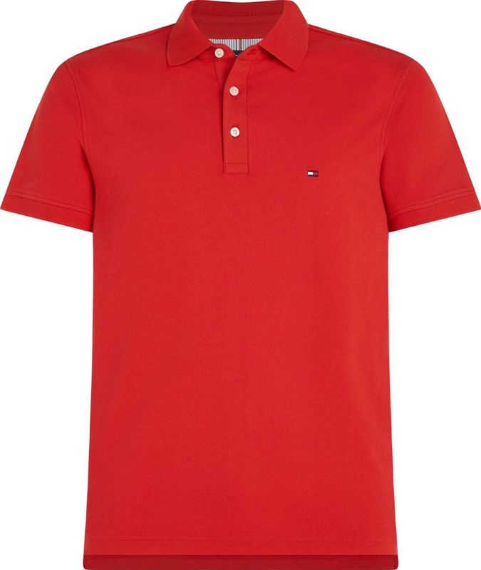 Tommy Hilfiger 1985 Slim Polo - heren poloshirt - rood