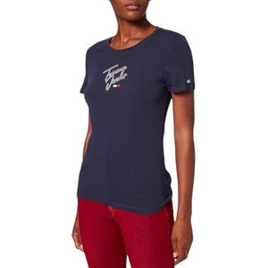 Tommy Hilfiger Jeans Maglietta Tjw Skinny Script T-Shirt Donna
