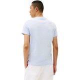 Tommy Hilfiger Blauw T-shirt met Geborduurd Logo - Casual Katoen Korte Mouwen