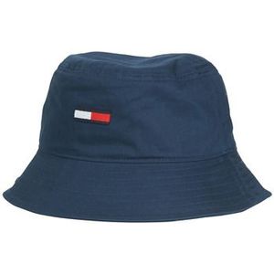 Tommy Jeans Tjm Flag Bucket Hat Am0am07525 Herenkap, Blauw (Twilight Navy)