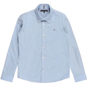 Tommy Hilfiger - Overhemd - Blauw - Katoen/Elasthaan