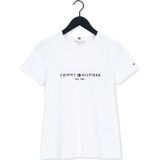 Tommy Hilfiger - T-shirt - Blauw - 100% Biologisch Katoen