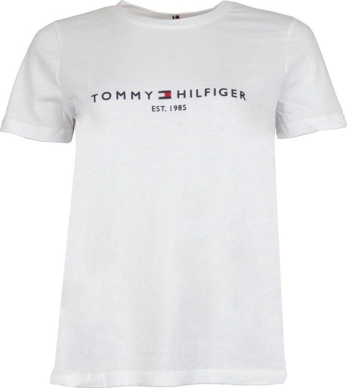 Tommy Hilfiger - T-shirt - Blauw - 100% Biologisch Katoen