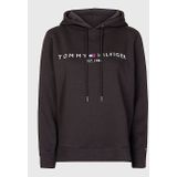 Tommy Hilfiger - Heritage Hilfiger Hoodie Sweater - Zwart - Katoen