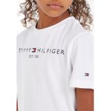 Tommy Hilfiger - Essential Tee - T-shirt - Wit - Biologisch Katoen