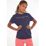 Tommy Hilfiger - T-shirt - Donkerblauw - Katoen