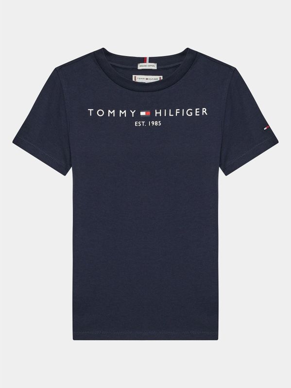 Tommy Hilfiger - T-shirt - Donkerblauw - Katoen