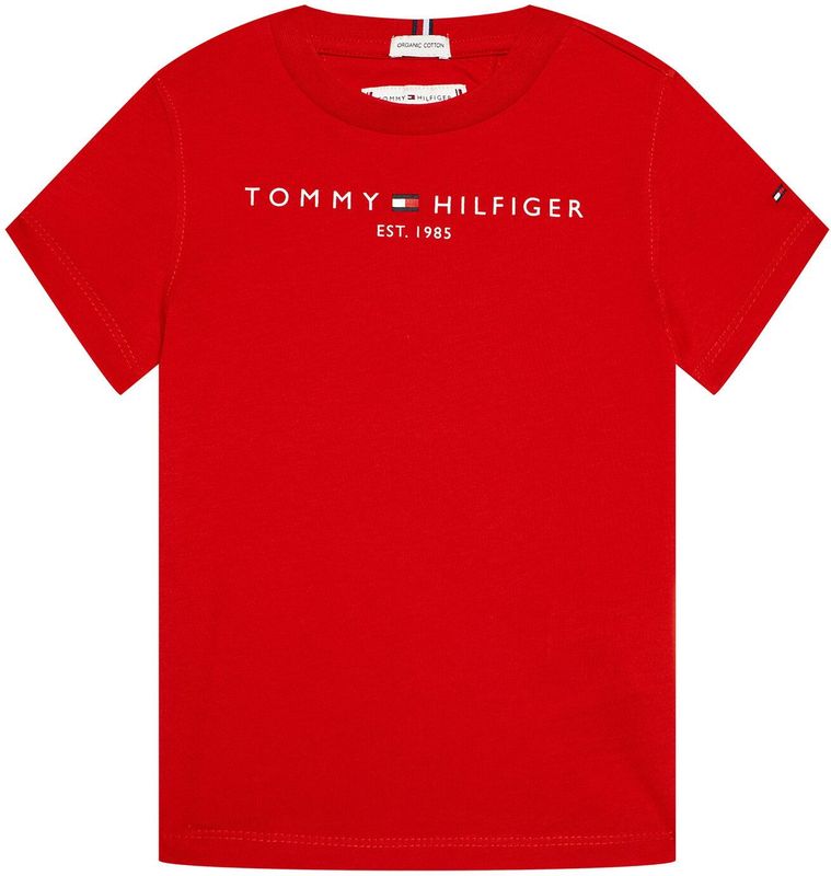 Tommy Hilfiger - Basic T-shirt - Donkerblauw - Biologisch Katoen