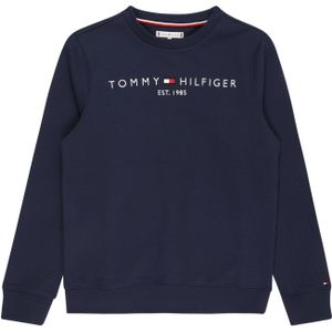 Tommy Hilfiger - Sweatshirt - Biologisch Katoen - Ronde Hals - Iconische Branding